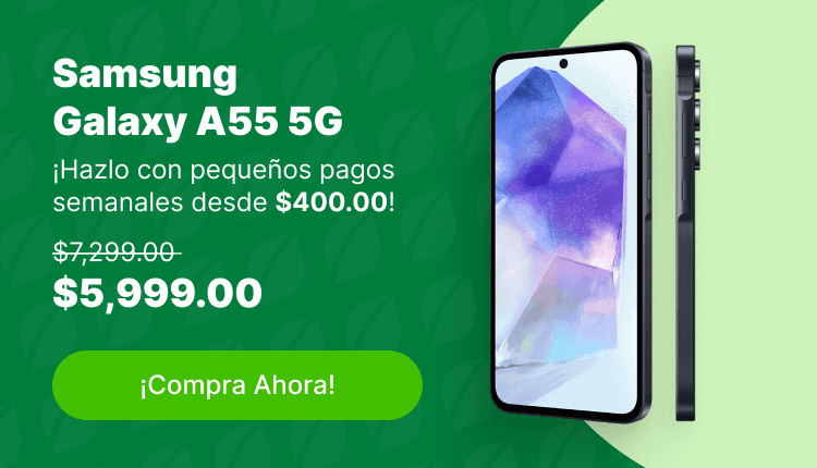 Promoción de venta Galaxy A55 5G Negro